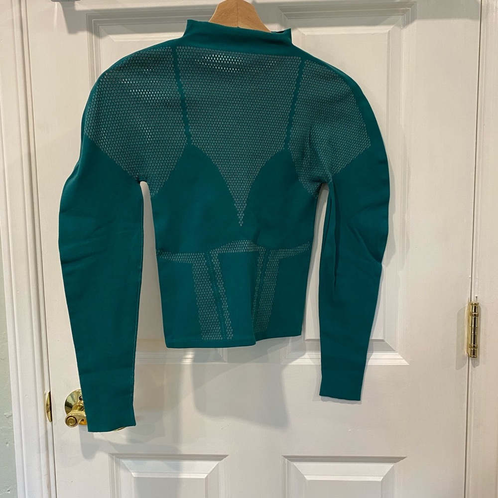 Sea green crop top
